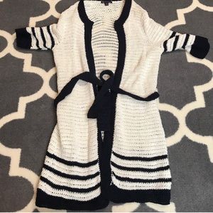 NWOT Brooks Brothers tie waist shrug